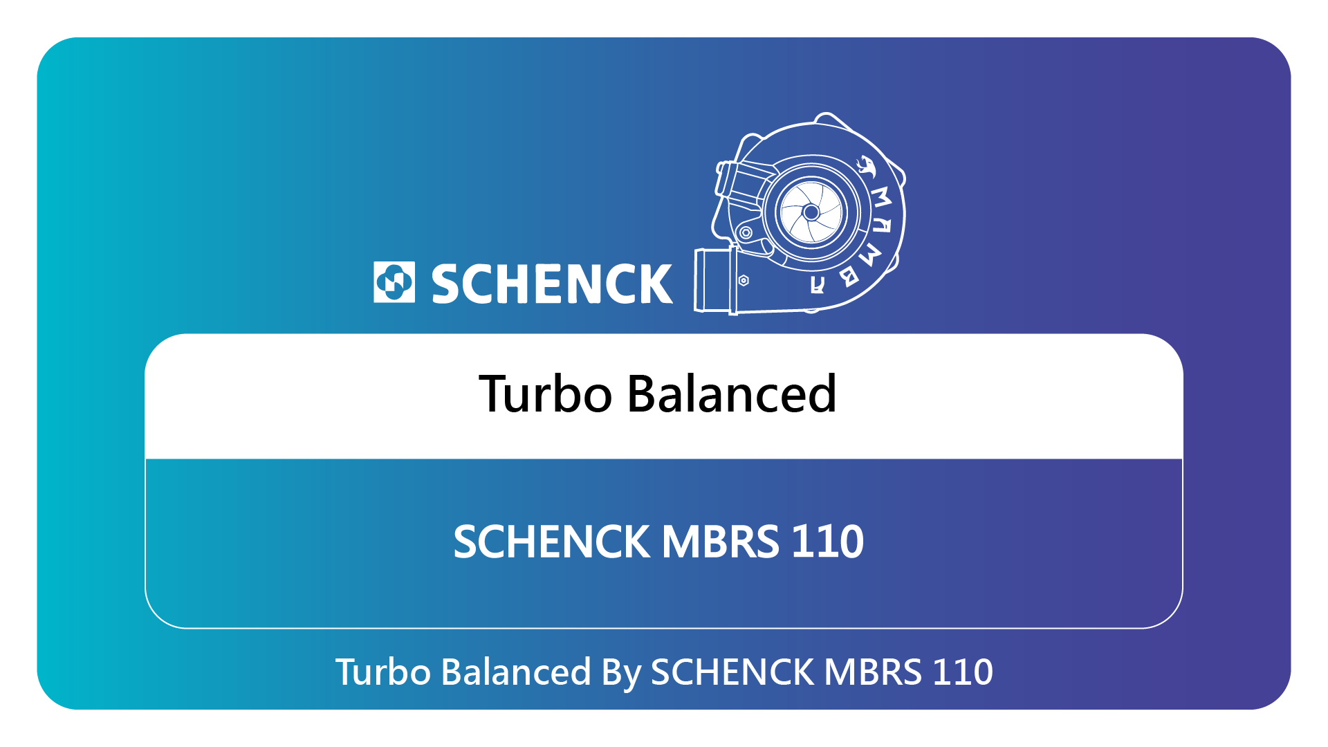 Turbo balanced