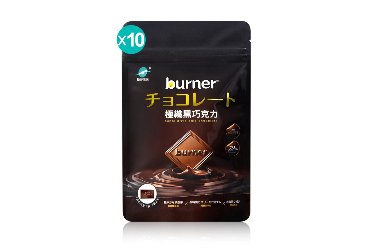 船井 Burner 倍熱 72% 極纖黑巧克力