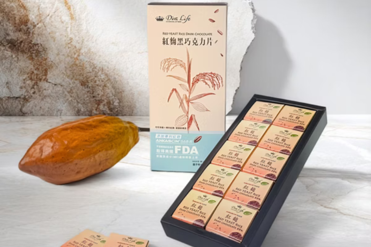 DivaLife 紅麴黑巧克力片