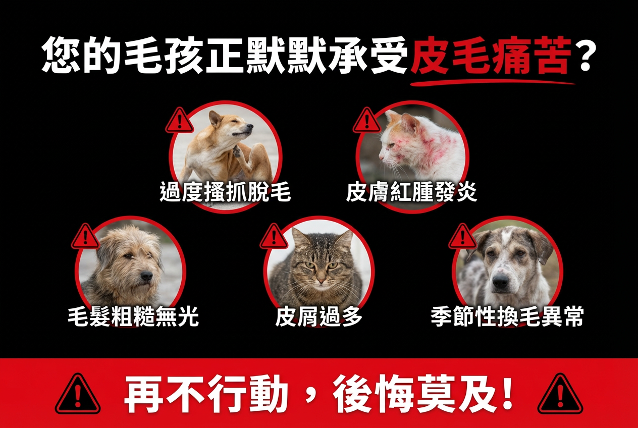 犬貓皮毛問題 TOP5