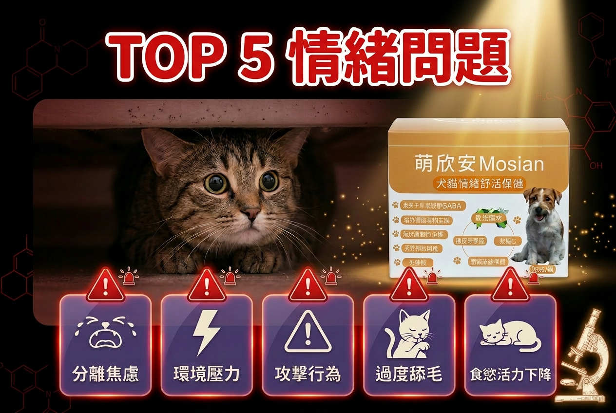 犬貓常見情緒問題 TOP 5