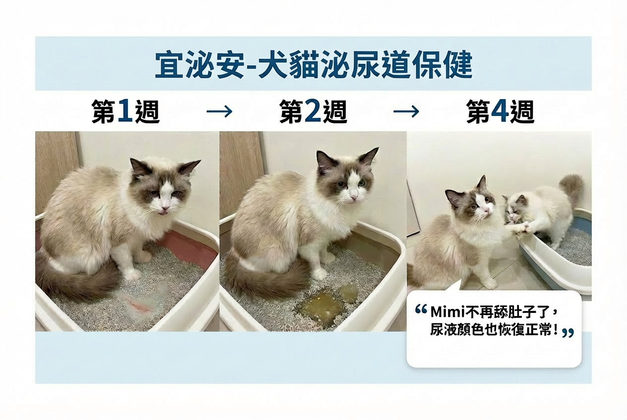 布偶貓Mimi泌尿改善歷程
