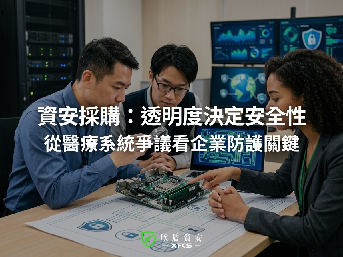 企業資安採購建議-來源透明化-欣盾資安顧問