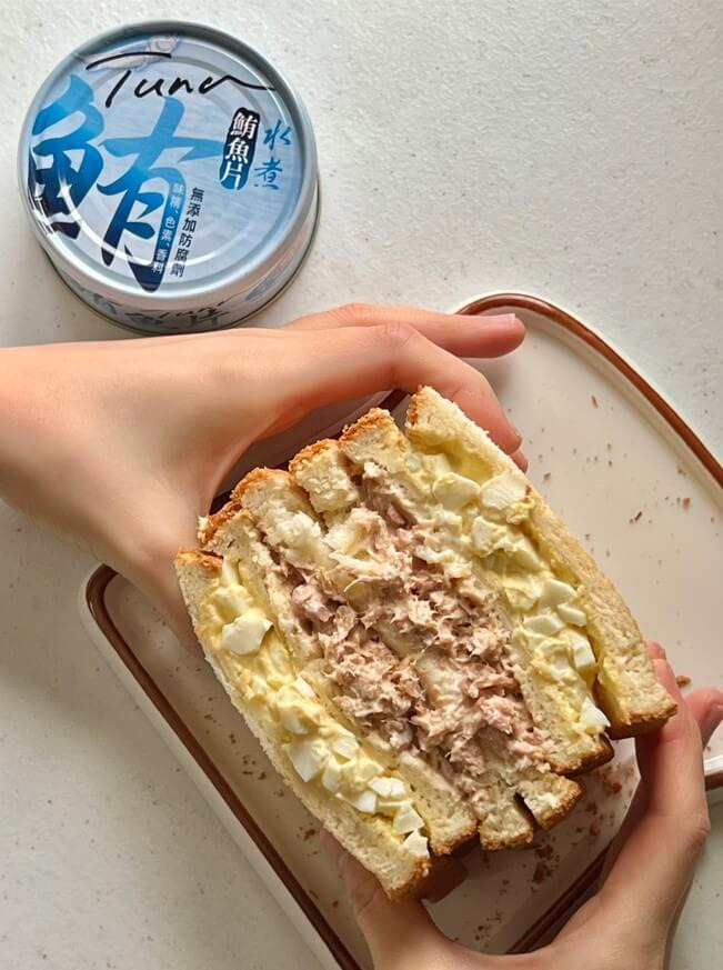 鮪魚蛋沙拉吐司食譜