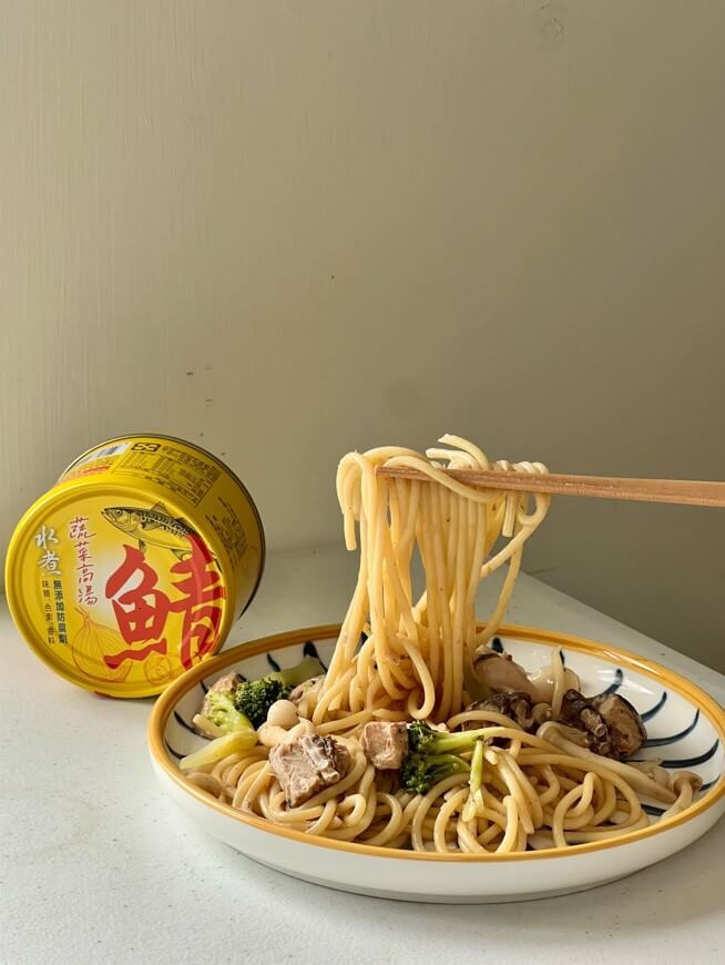 一鍋到底鯖魚義大利麵