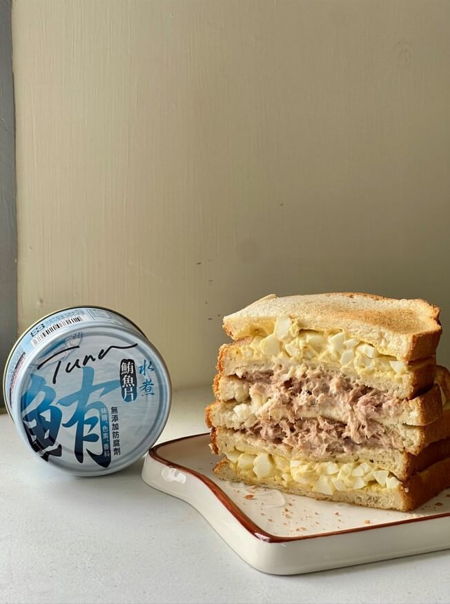鮪魚蛋沙拉吐司食譜