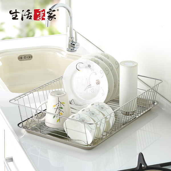 特大碗盤陳列瀝水架 台灣製304不鏽鋼 廚房 餐具奶瓶 收納置物架#27259