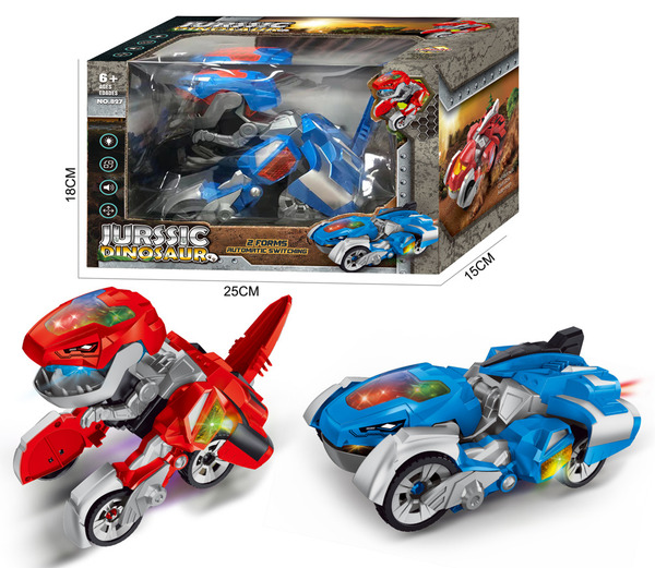 【敏潤奶奶雜貨舖】電動變形恐龍車