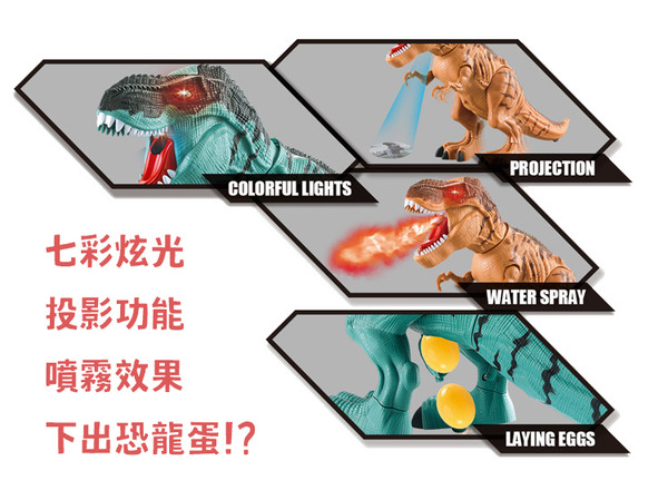 【敏潤奶奶雜貨舖】電動行走恐龍-噴霧版【只能宅配】