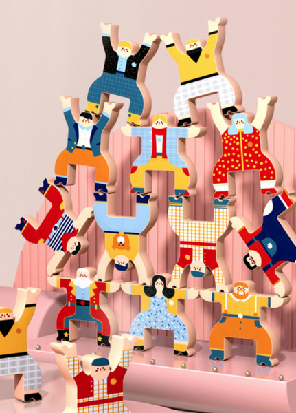 大力士平衡疊疊樂