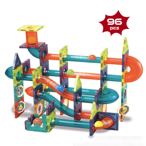 魔磁樂園兒童磁力片積木96片