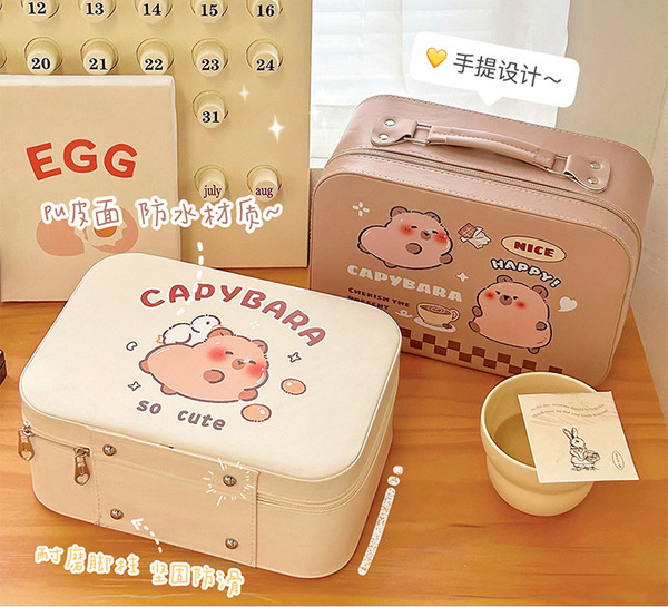 【可愛水豚君】卡皮巴拉輕便旅行箱