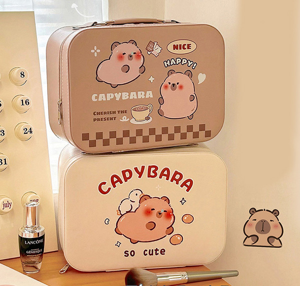 【可愛水豚君】卡皮巴拉輕便旅行箱