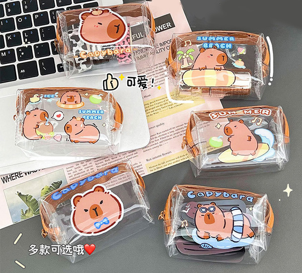 【可愛水豚君】透明零錢包