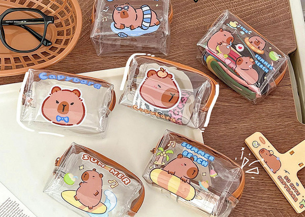 【可愛水豚君】透明零錢包