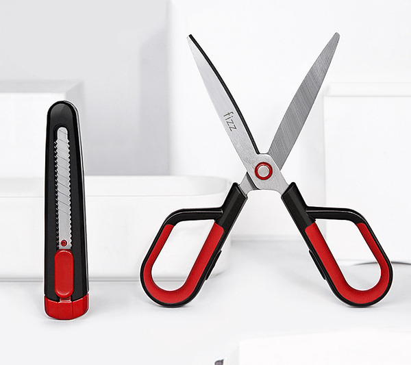 多功能剪刀組 塗氟不沾黏(二合一)
