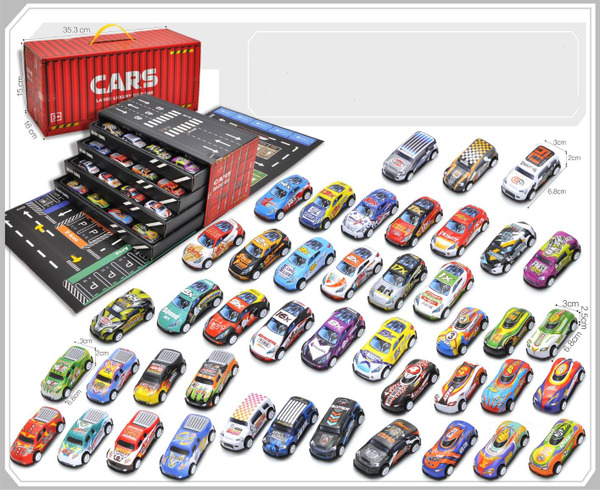 貨櫃場景迴力車(48台)