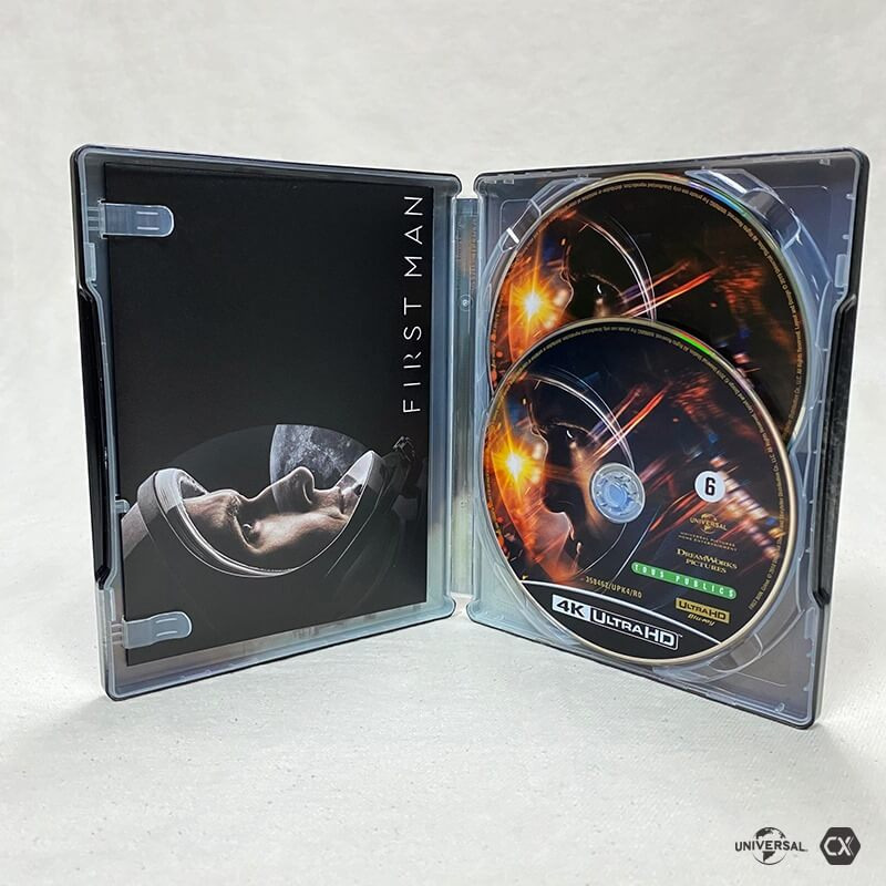 登月先鋒 鐵盒收藏版 First Man 4K UHD+Blu-ray Collector's Steelbook Edition (UHD+BD)