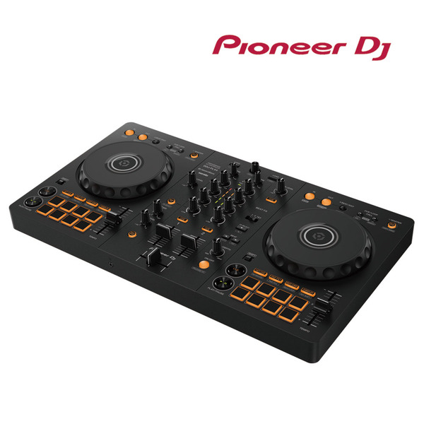 【Pioneer DJ】DDJ-FLX4 入門款雙軟體DJ控制器+DM-50D 5吋入門款主動式監聽喇叭-二色