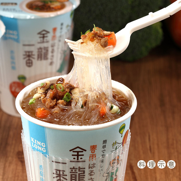 【KingLong】香菇肉燥杯冬粉-一箱(12入)-新加坡