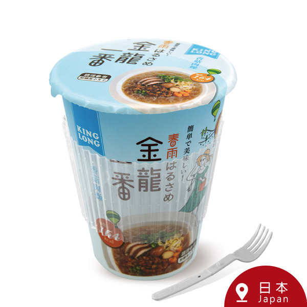 【KingLong】香菇肉燥杯冬粉-一箱(12入)-日本