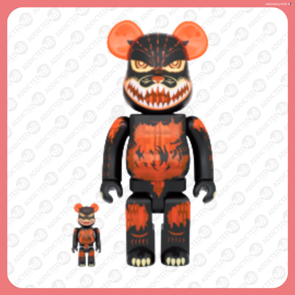 BEARBRICK  紅蓮哥吉拉 400+100%