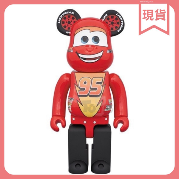 BEARBRICK LIGHTNING MCQUEEN 閃電麥坤 1000％