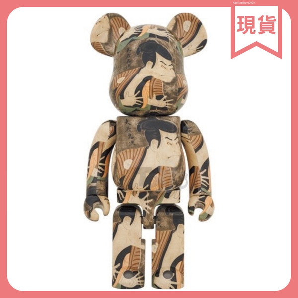 BEARBRICK 東洲齋寫樂 三代目 大谷鬼次 1000％