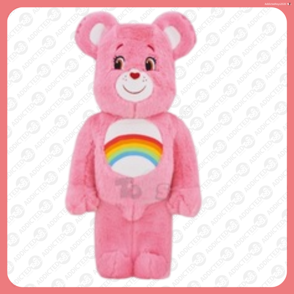 BEARBRICK Care Bears 彩虹熊 愛心熊 1000％