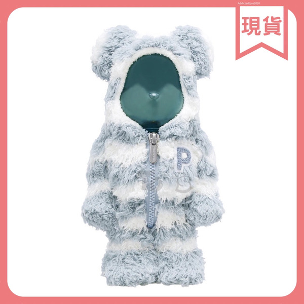 BEARBRICK  x GELATO PIQUE 睡衣熊 藍色 400%