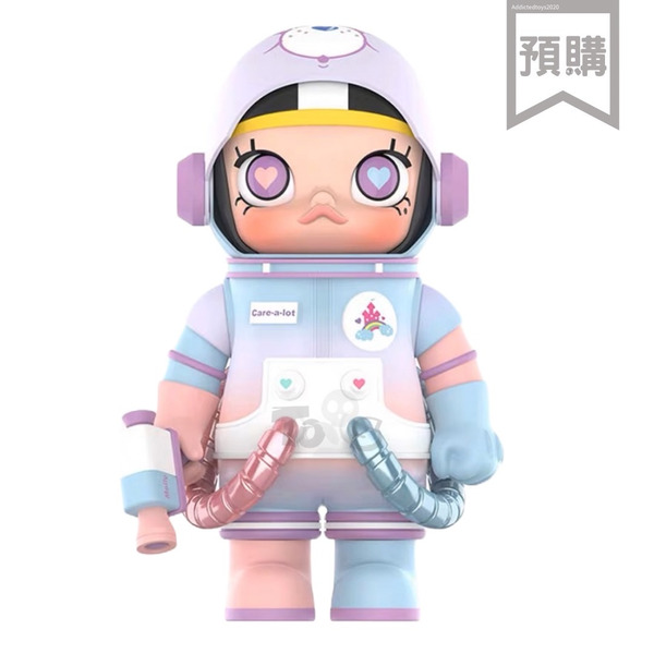 POPMART 泡泡瑪特 MEGA SPACE MOLLY 粉彩愛心熊 care bears 1000%