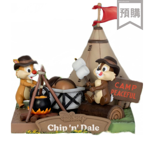 野獸國 迪士尼 露營 系列 公仔