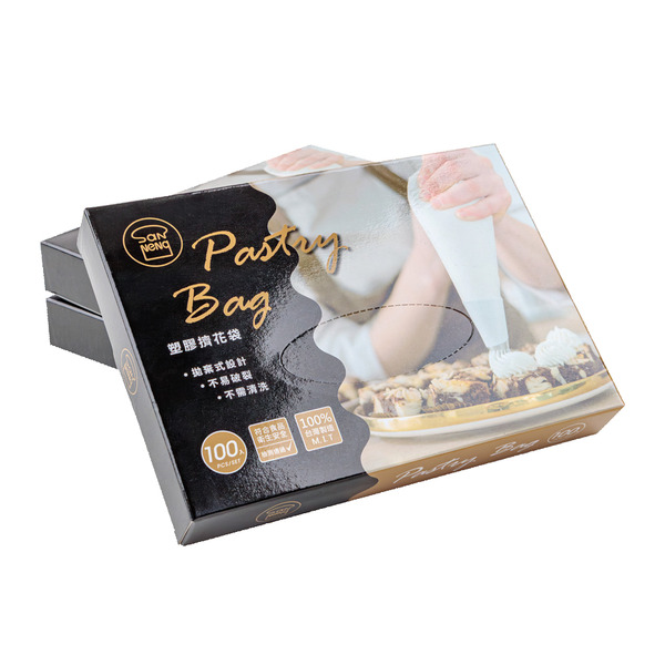 《SANNENG》塑膠擠花袋-100入