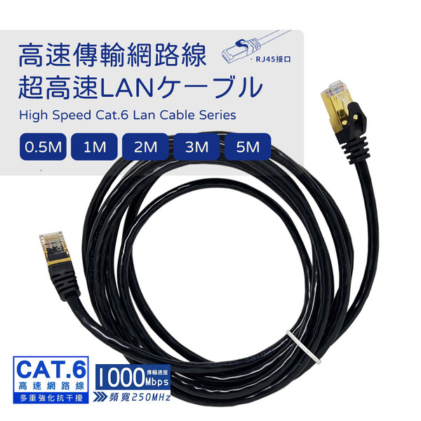 Cat.6高速傳輸網路線 超高速LANケーブル RJ45