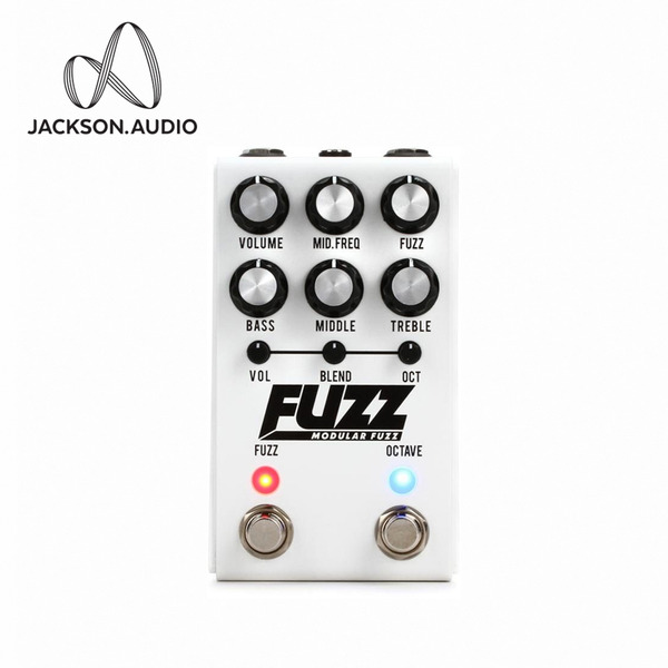 Jackson Audio Modular Fuzz Monochrome 效果器白/紅款【敦煌樂器