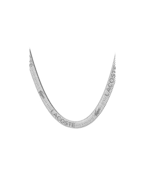 【LACOSTE】Grit 不鏽鋼編織鏈條項鍊 2040377