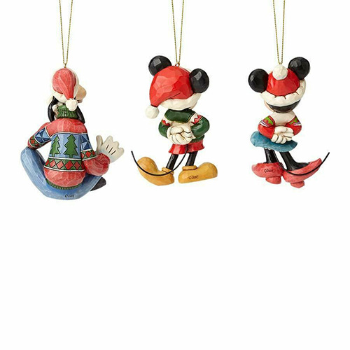 米奇好朋友聖誕吊飾組(一組三個入)-Mickey,Minnie,Goofy