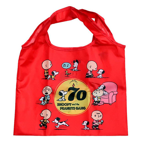 SNOOPY迷你環保購物袋(70週年紀念-史努比與查理布朗)
