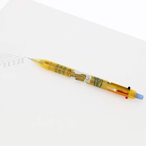 SNOOPY日製雙色筆&自動鉛筆(色塊選擇-黃)
