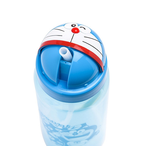 哆啦A夢造型頭掀蓋吸管水壺