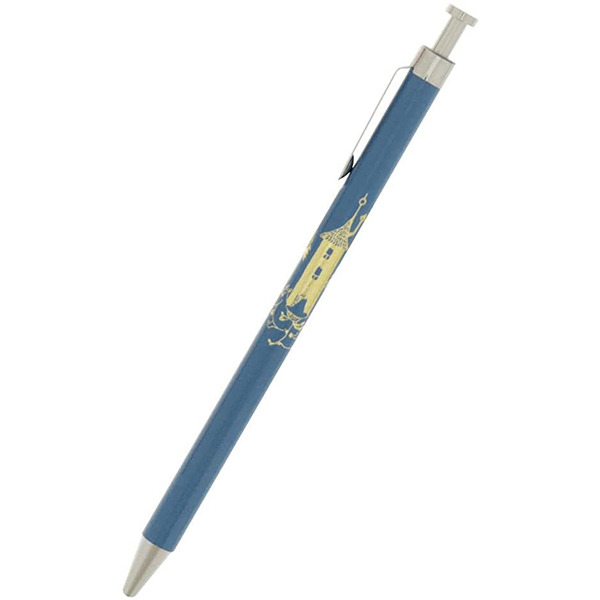 嚕嚕米日製盛夏色調木製原子筆(藍)