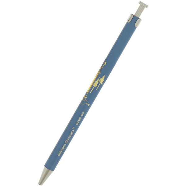 嚕嚕米日製盛夏色調木製原子筆(藍)