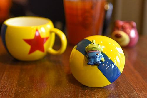 玩具總動員皮克斯球造型陶瓷馬克杯附蓋(三眼怪)