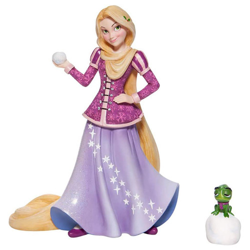 樂佩與帕斯卡玩雪球塑像(2020版)-Rapunzel with Pascal