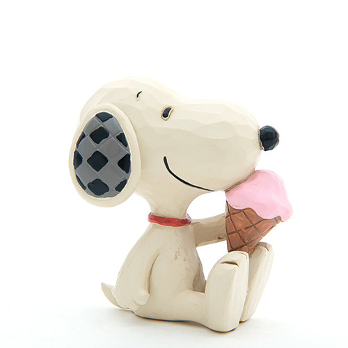 SNOOPY迷你冰淇淋塑像-Mini Snoopy with Ice Cream