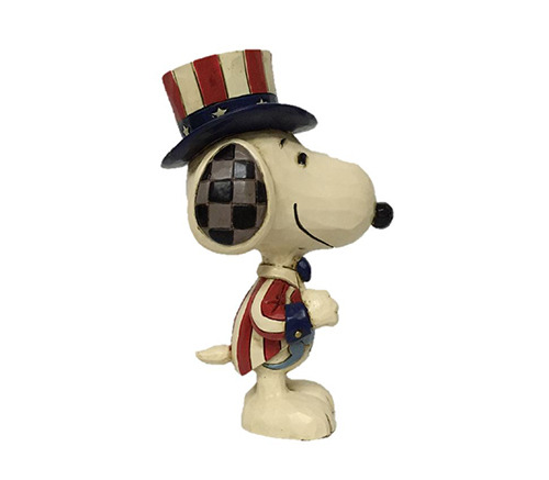 SNOOPY迷你美國禮服塑像-Mini Snoopy Patriotic