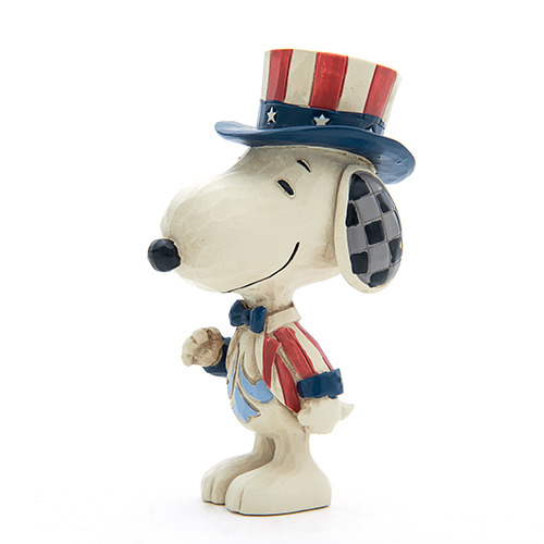 SNOOPY迷你美國禮服塑像-Mini Snoopy Patriotic