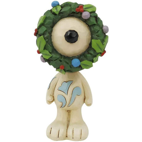 SNOOPY迷你聖誕花圈塑像-Mini Snoopy in Wreath