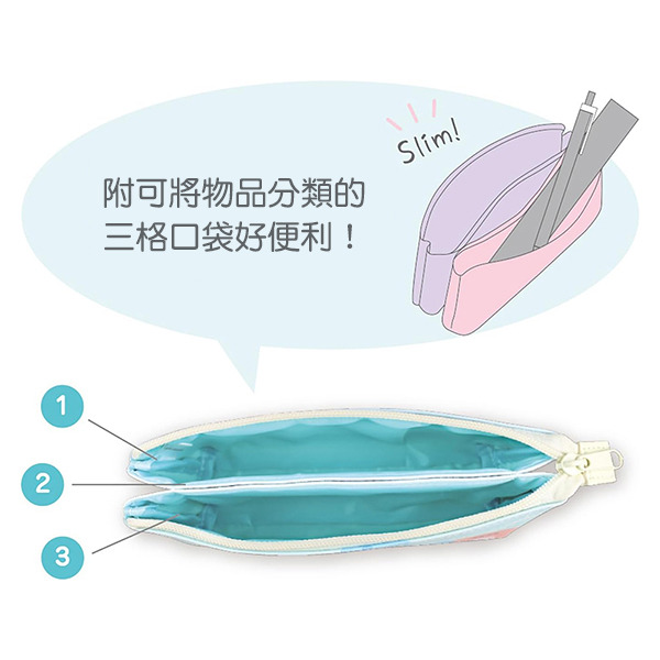 蠟筆小新大臉造型3層筆袋(校服)