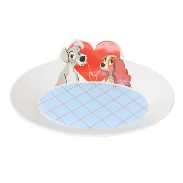 小姐與流氓義大利麵盤(愛心)